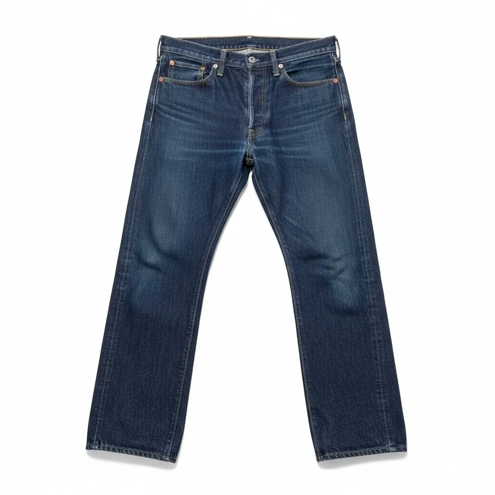 FULLCOUNT & CO 1108 Slim Straight Japanese Selvedge Denim Jeans Blue Size 32 - Picture 1 of 9